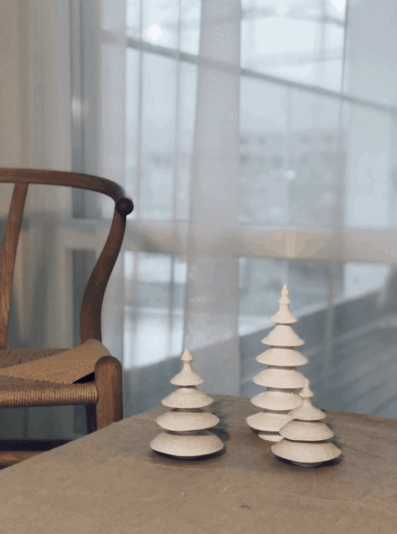 Christmas trees by Ker ceramics, kerrvk
